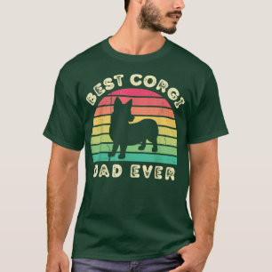 Best Corgi Dad Ever for men fathers day  T-Shirt