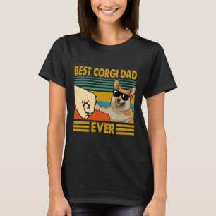 Best Corgi Dad Ever Funny Corgi Owner T-Shirt