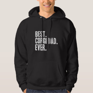 Best Corgi Dad Ever Funny Pet Dog Hoodie