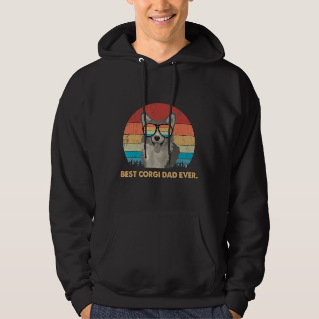 Best Corgi Dad Ever Hoodie (Front)