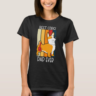 Best Corgi Dad Ever Pembroke Welsh Corgi Dad T-Shirt