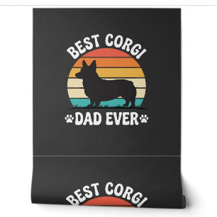 Best Corgi Dad Ever Retro Dog Wallpaper