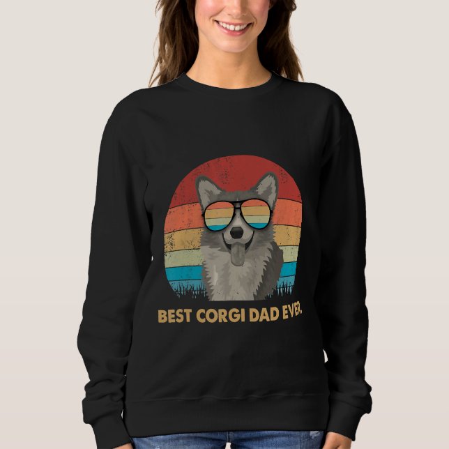 Best Corgi Dad Ever Sweatshirt (Front)