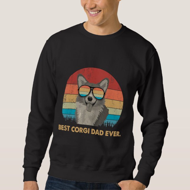 Best Corgi Dad Ever Sweatshirt (Front)