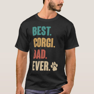 Best Corgi Dad Pembroke Welsh Corgi Dog T-Shirt