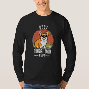 Best Corgi Dog Dad Ever Costume Corgi Owner For M T-Shirt