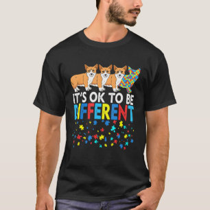 Best Corgi Dog Dad Mum Ever Autism Awareness T-Shirt