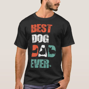 Best Corgi Dog Dad Vintage Retro For Fathers Day T-Shirt