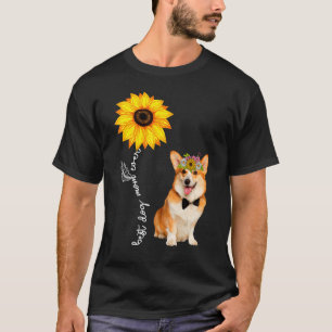 Best Corgi Mom Ever Sunflower Retro Dog Owner T-Shirt