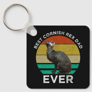 Best Cornish Rex Dad Ever Key Ring