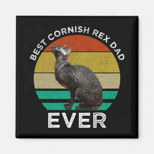 Best Cornish Rex Dad Ever Magnet