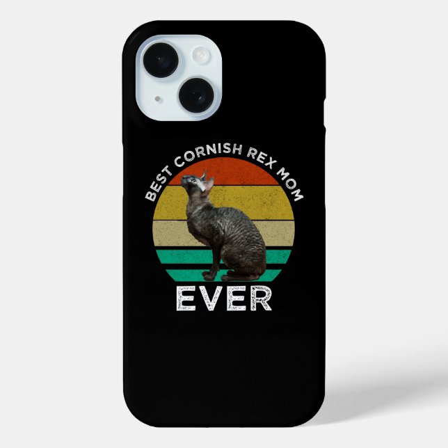 Best Cornish Rex Mom Ever Case-Mate iPhone Case (Back)