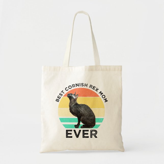 Best Cornish Rex Mom Ever Tote Bag (Front)