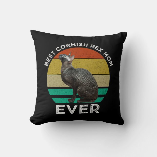 Best Cornish Rex Mum Ever Cushion (Front)