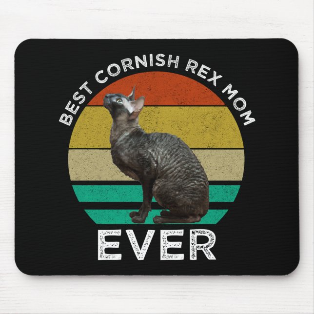 Best Cornish Rex Mum Ever Mouse Pad (Front)