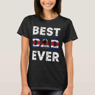Best Costa Rican Dad Ever Costa Rica Daddy Father  T-Shirt
