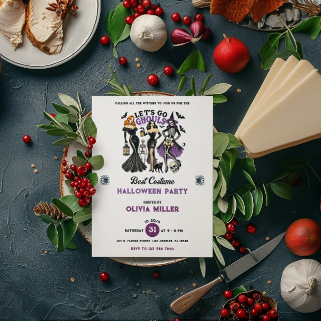 Best Costume Halloween Party Invitation (Creator Uploaded)