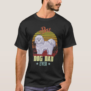 Best Coton De Tulear Dad Ever Daddy Gifts Dog T-Shirt