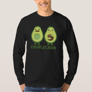 Best Couple Avocado Couple Better Half Pregnant T-Shirt