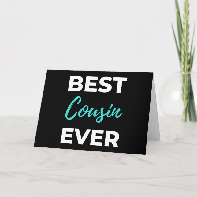 Best Cousin Ever Card (Front)