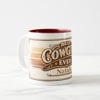 Best Cowgirl Ever Personalised Coffee Mug