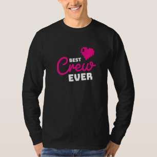 Best Crew Ever Team Group Outfit Dancing Retro Com T-Shirt