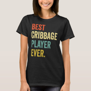 Best Cribbage Player Ever Vintage Cribbage Game 2 T-Shirt