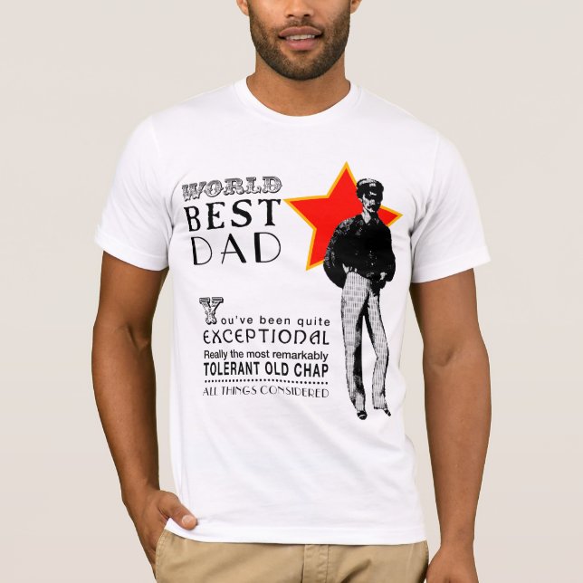Best Cricket Dad Father's Day Tee (Front)