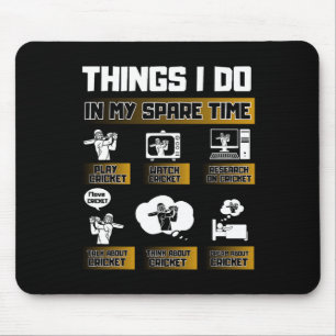 Best Cricket Design For Men Women Sports Sports Te Mouse Pad