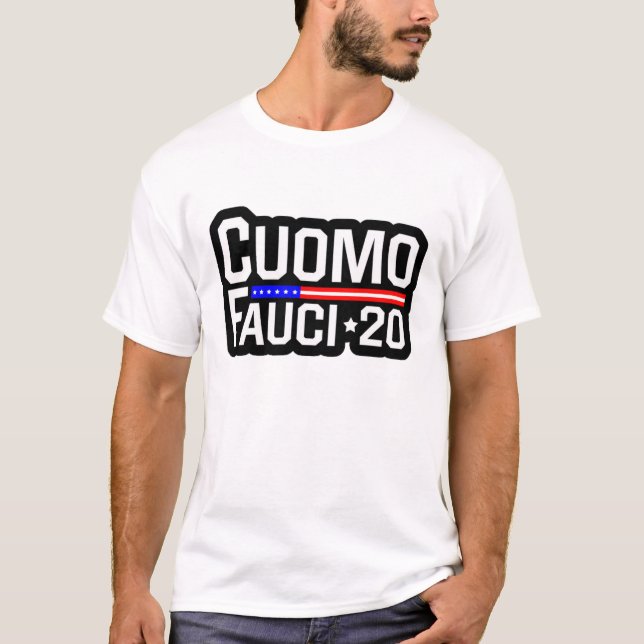 Best Cuomo For President Cuomo Fauci T-Shirt (Front)