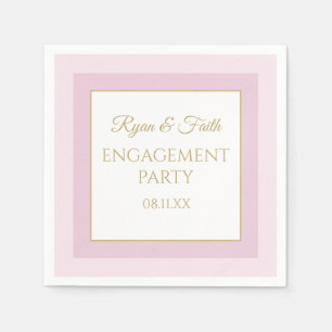 Best Custom Engagement party napkins