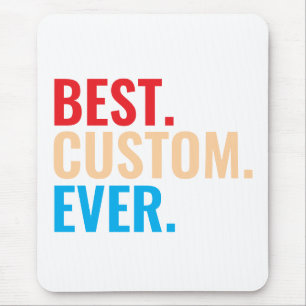 Best custom ever vintage retro Customised text Mouse Pad