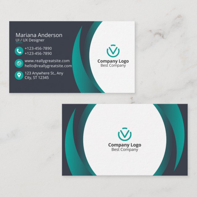 *Best customise Elegence Business Card* Business Card (Front/Back)
