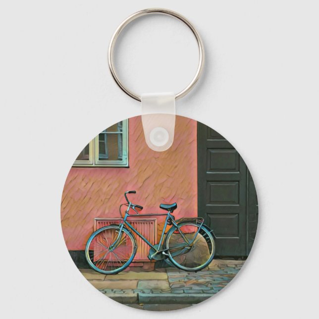 Best cyclist gifts key ring (Front)