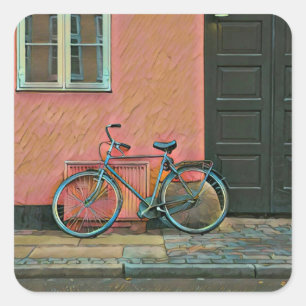 Best cyclist gifts square sticker