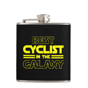 Best Cyclist In The Galaxy Hip Flask