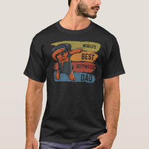 Best Dabbing Rottweiler Dad  Dab  For Kids Men T-Shirt