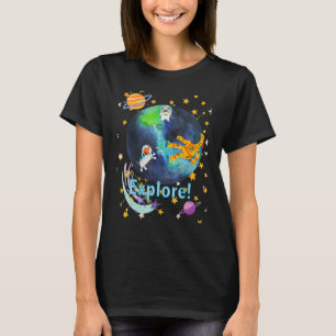 Best Dachshund  Cute Wiener Dog Science Explore T-Shirt