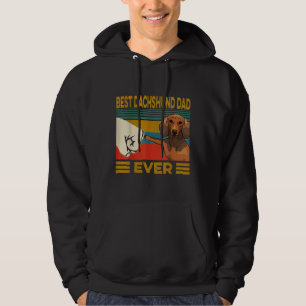 Best Dachshund Dad Ever 12 Hoodie