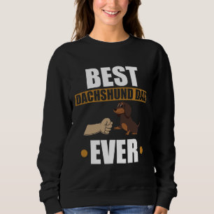 Best Dachshund Dad Ever Cute Dog Sweatshirt