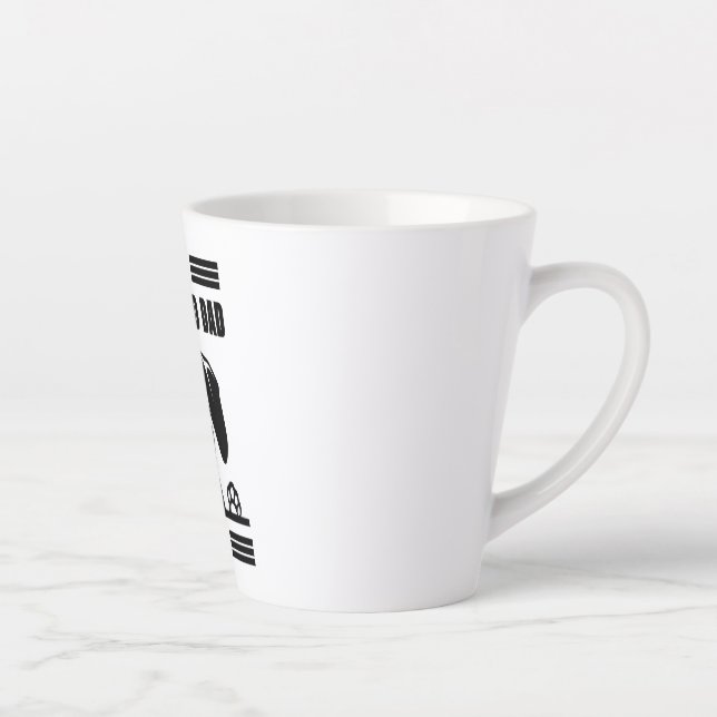 Best Dachshund Dad Ever T Shirt Latte Mug (Right)