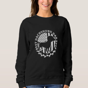 Best Dachshund Dad Ever Wiener Dackel Teckel Dachs Sweatshirt