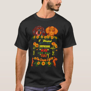 Best Dachshund Fan Funny Wiener Dog Ate That Pun T-Shirt