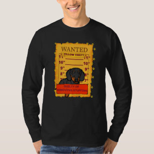 Best Dachshund Fan Funny Wiener Dog Wanted Doxie T-Shirt