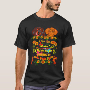 BEST DACHSHUND FUNNY WIENER DOG LOVER MAIN CHARACT T-Shirt