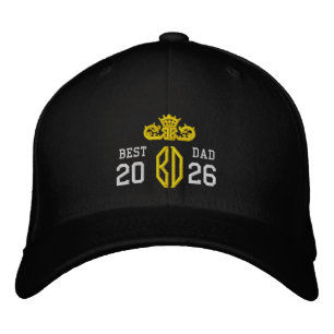 Best Dad 2026 Custom Name, Father's Day Gift Embroidered Hat
