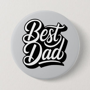 Best dad 7.5 cm round badge