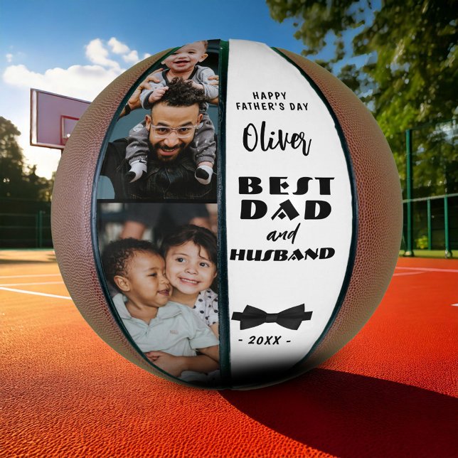 Best Dad and Husband Black Tie Elegant   Basketball (Creator Uploaded)