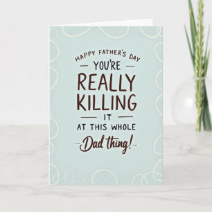 Best Dad Award Style Card