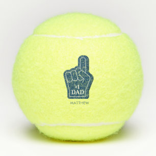 Best Dad Birthday Keepsake Personalised Tennis Balls